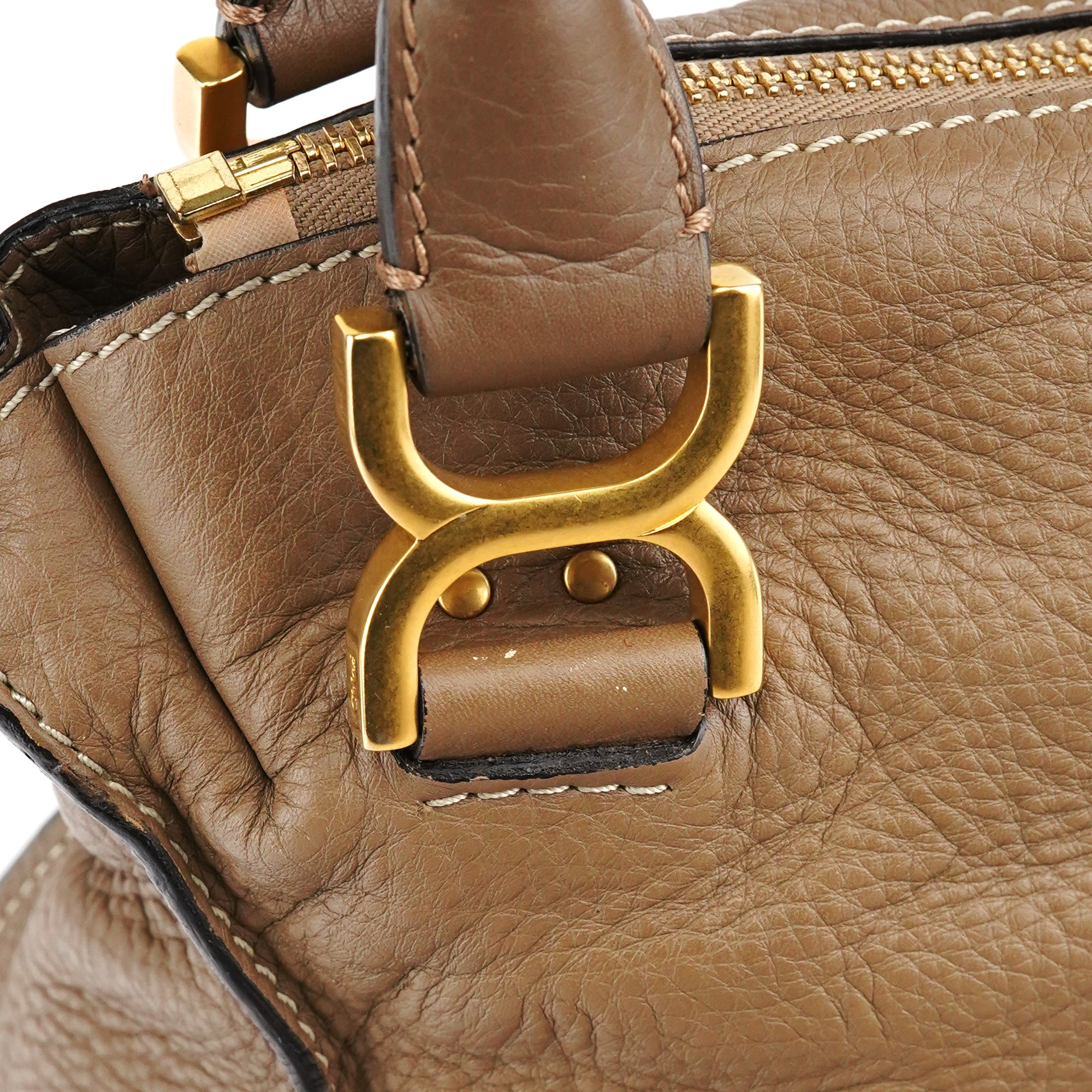 Light Brown Leather Marcie 2-Way Bag
