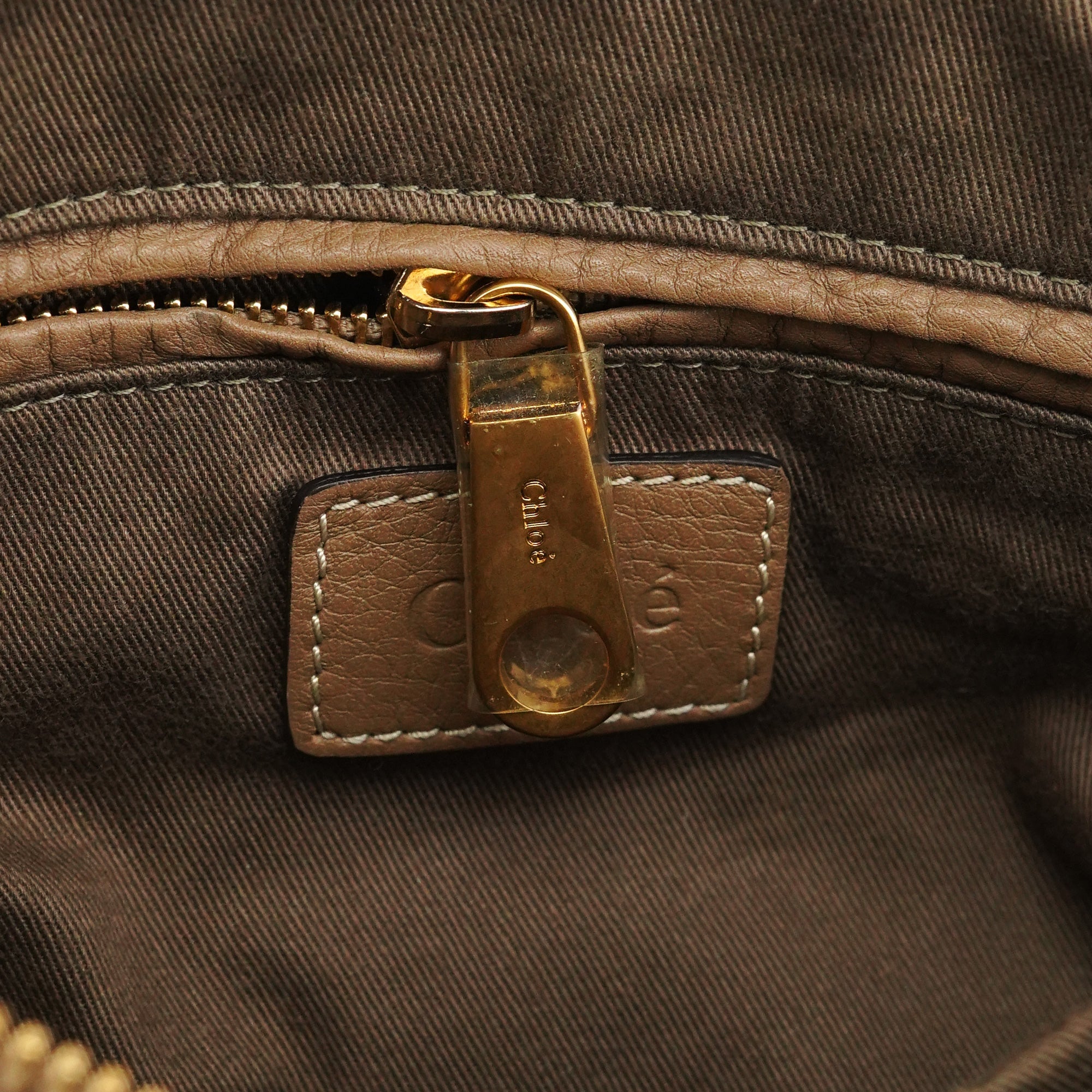 Light Brown Leather Marcie 2-Way Bag