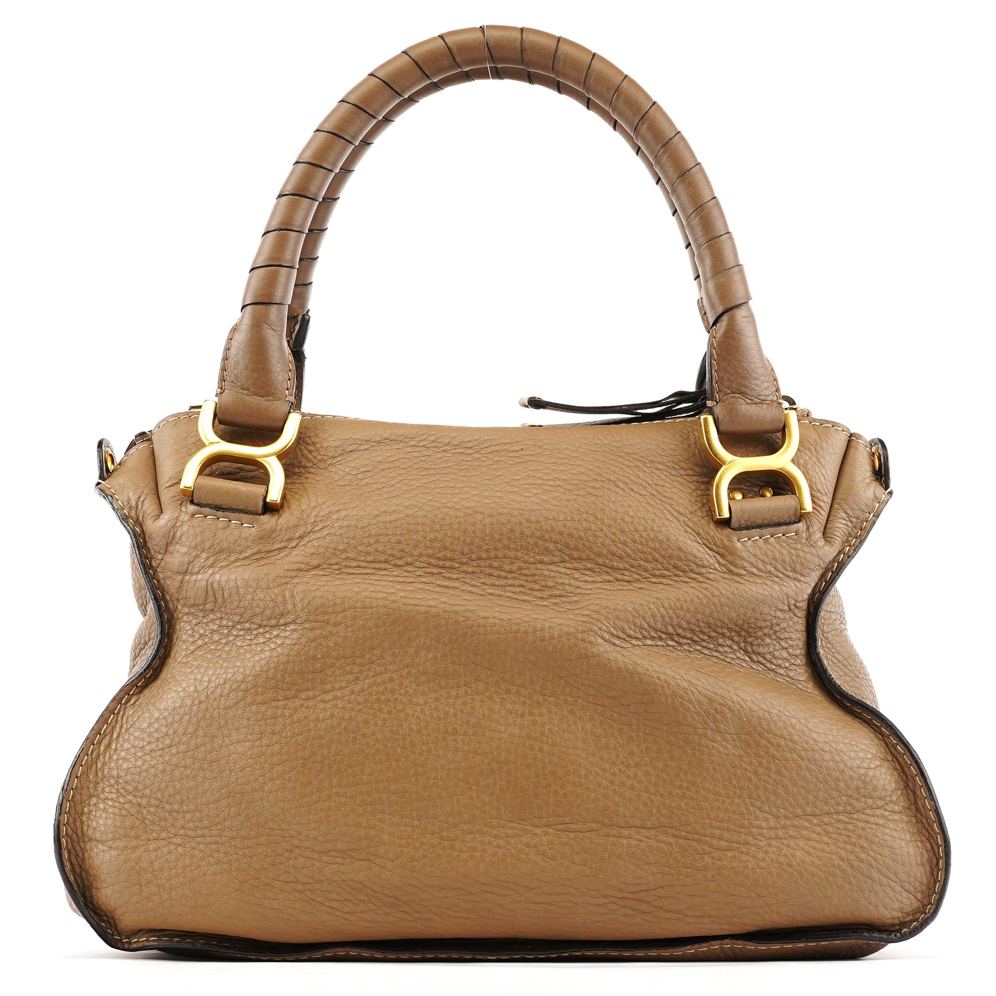Light Brown Leather Marcie 2-Way Bag