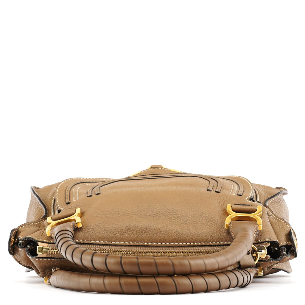 Light Brown Leather Marcie 2-Way Bag