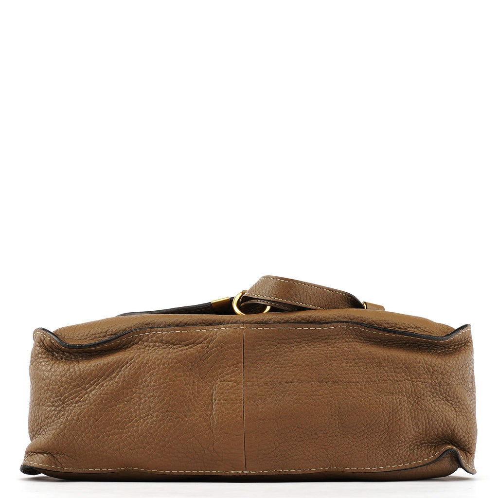Light Brown Leather Marcie 2-Way Bag