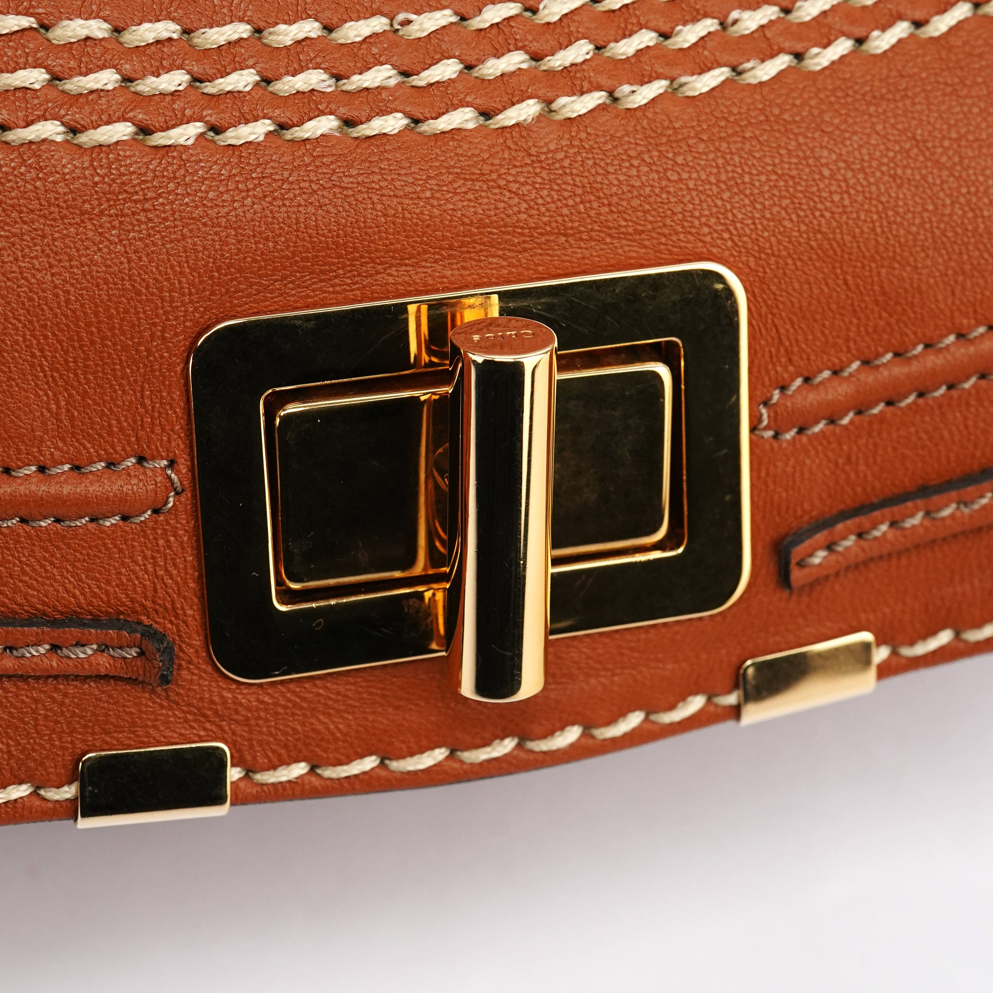 Light Brown Leather Marcie Crossbody Bag