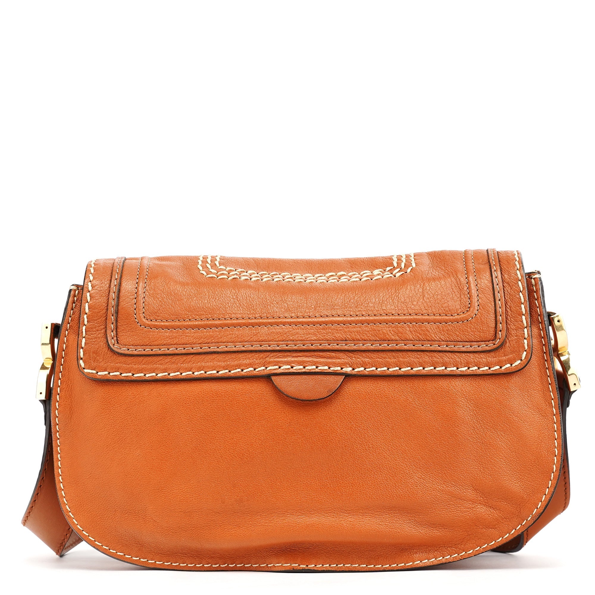 Light Brown Leather Marcie Crossbody Bag