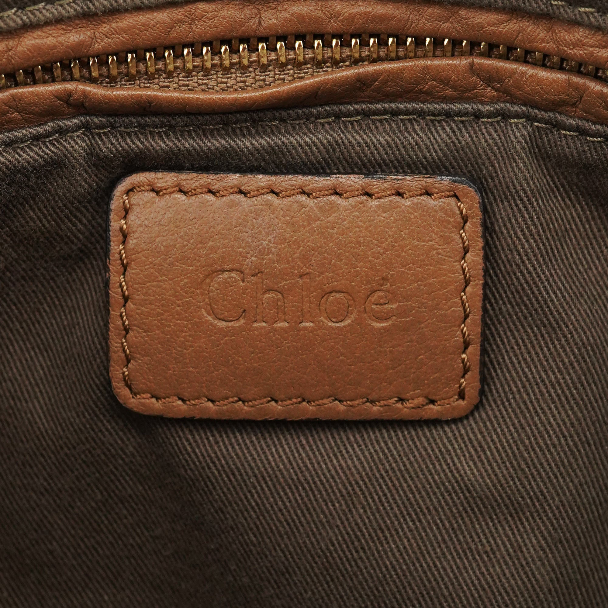 Light Brown Leather Marcie Intrecciato Shoulder Bag