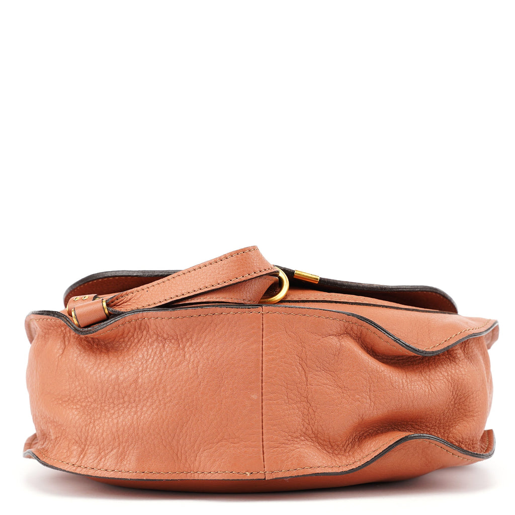 Light Brown Leather Marcie Shoulder Bag
