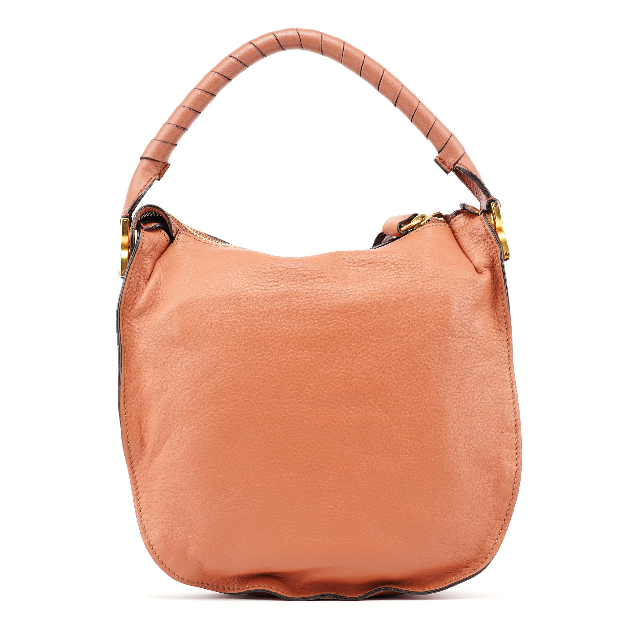 Light Brown Leather Marcie Shoulder Bag