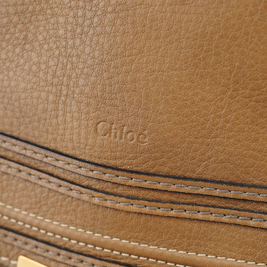 Light Brown Leather Marcie Shoulder Bag