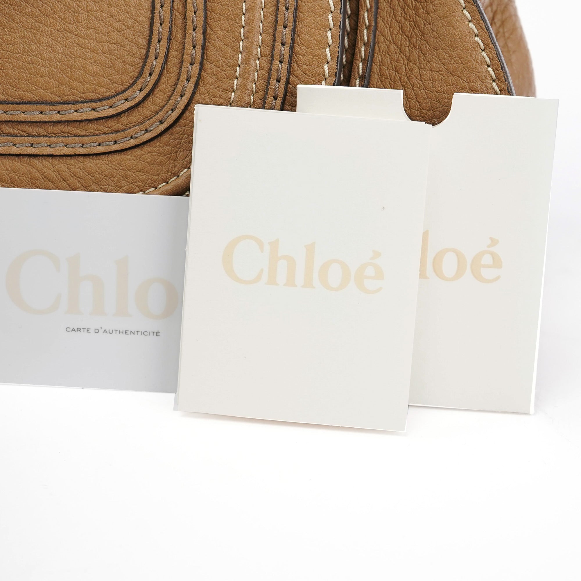 Light Brown Leather Marcie Shoulder Bag