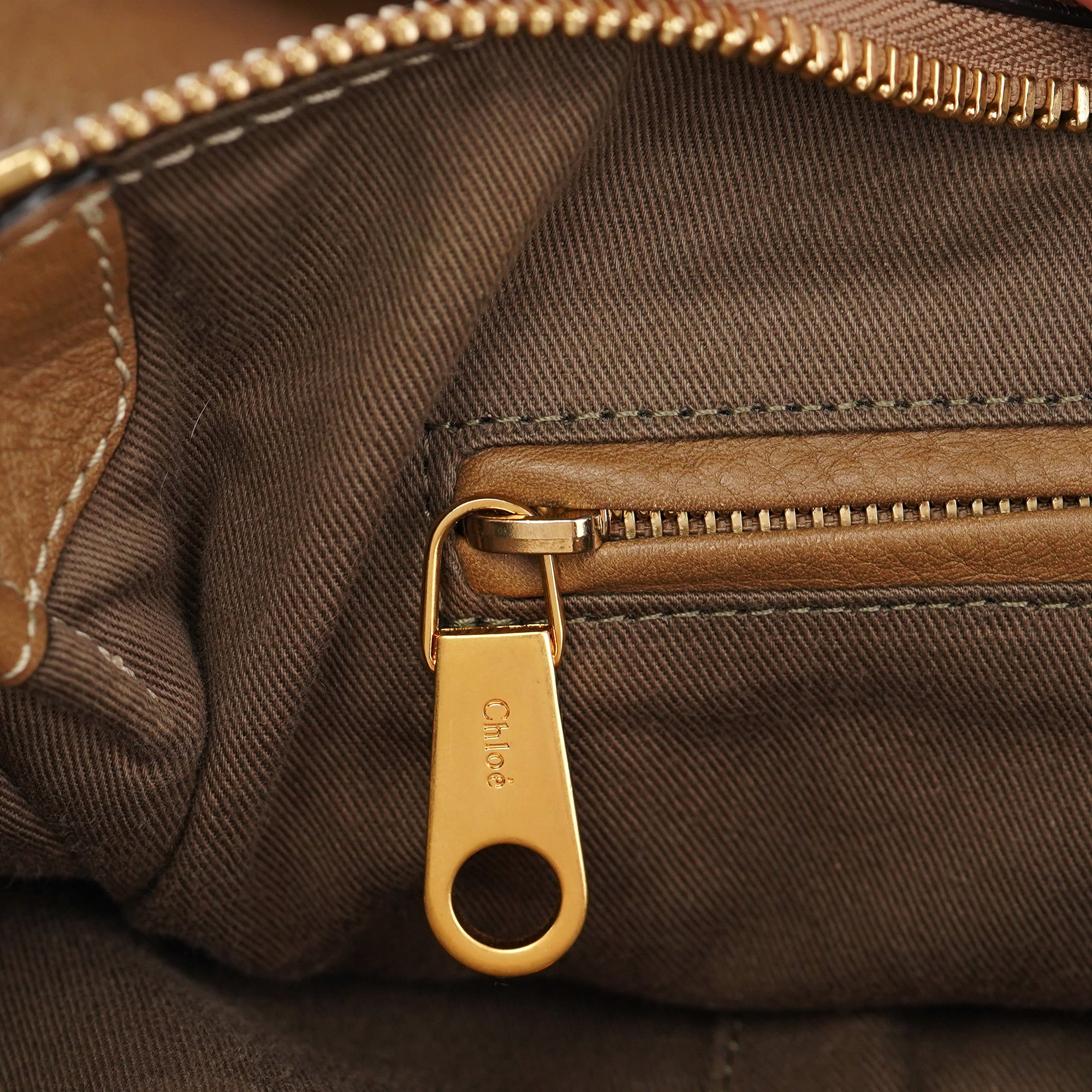 Light Brown Leather Marcie Shoulder Bag
