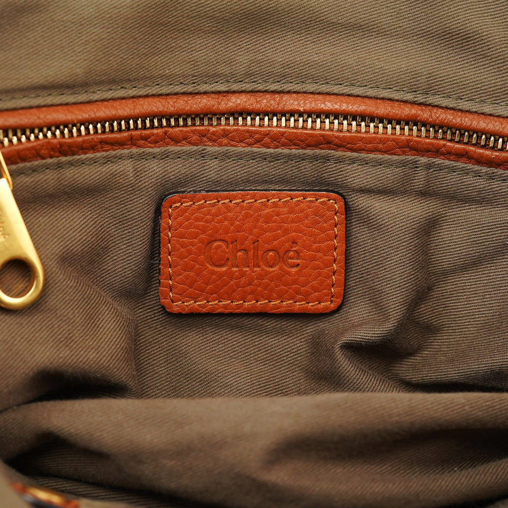 Light Brown Leather Marcie Shoulder Bag