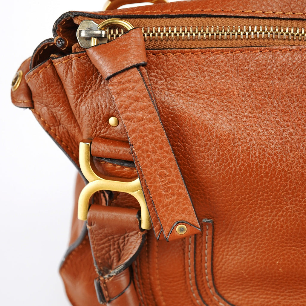 Light Brown Leather Marcie Shoulder Bag