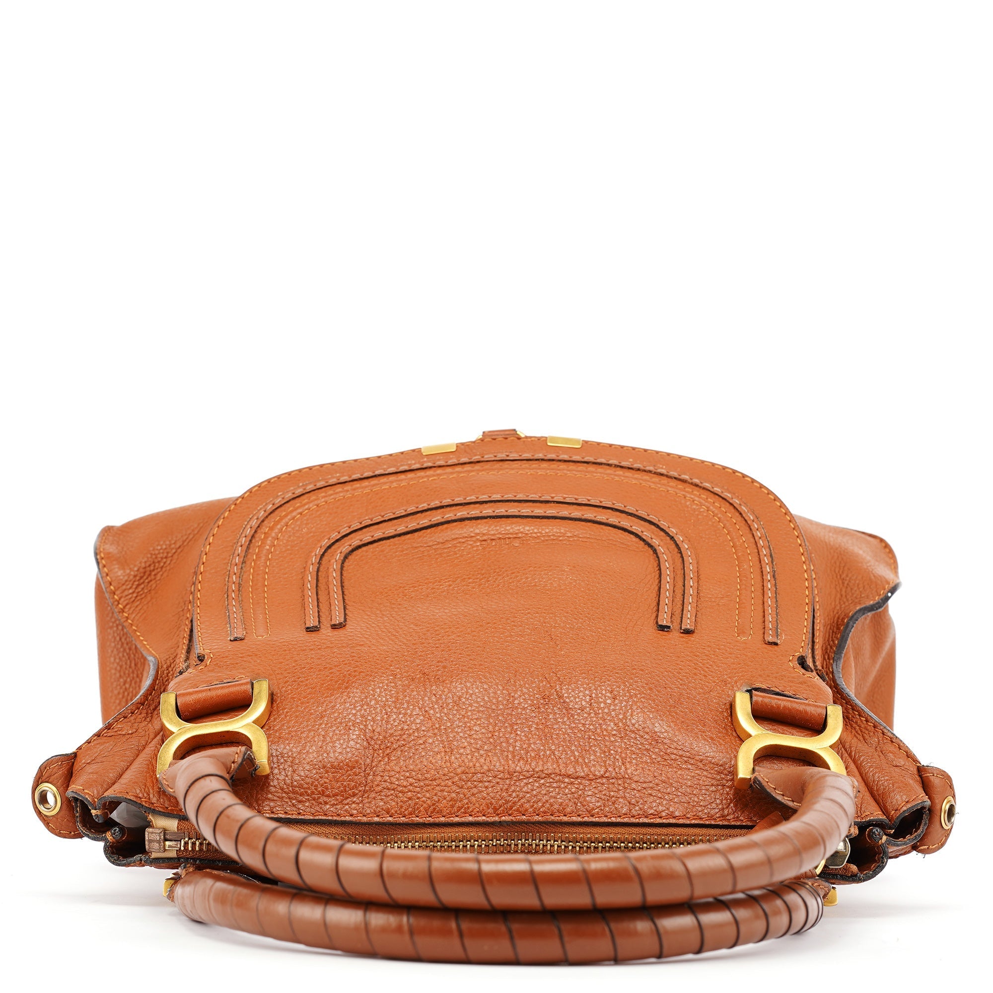 Light Brown Leather Marcie Shoulder Bag