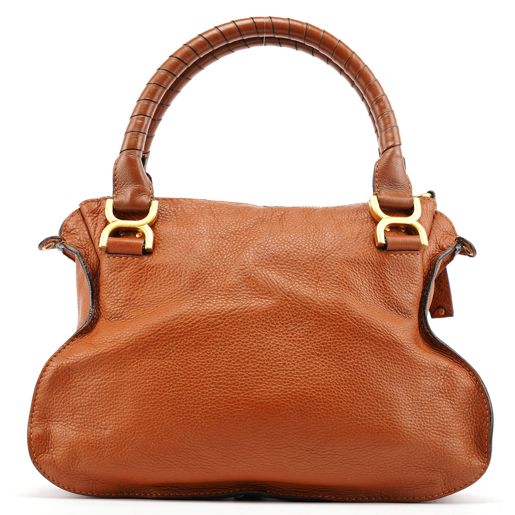 Light Brown Leather Marcie Shoulder Bag