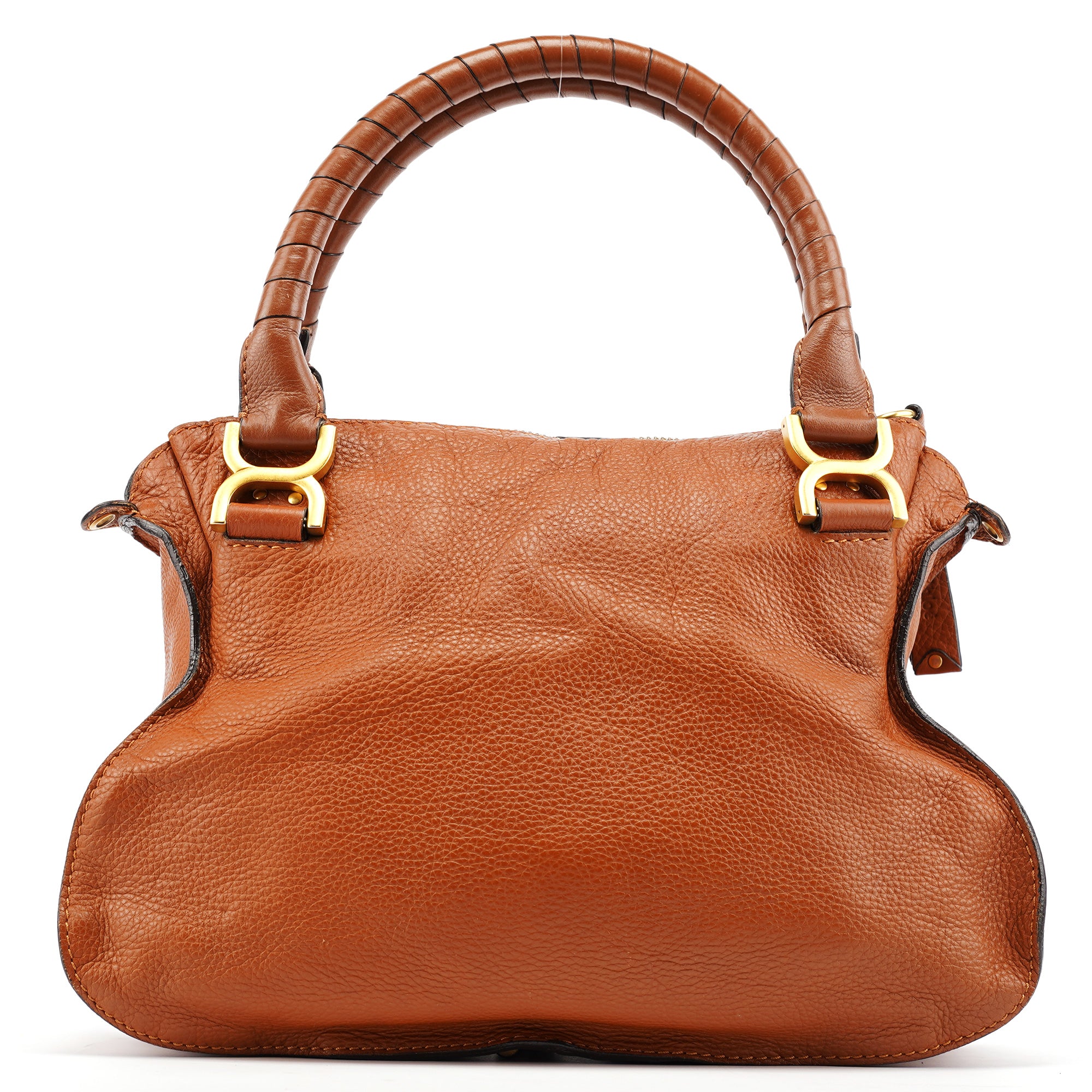 Light Brown Leather Marcie Shoulder Bag