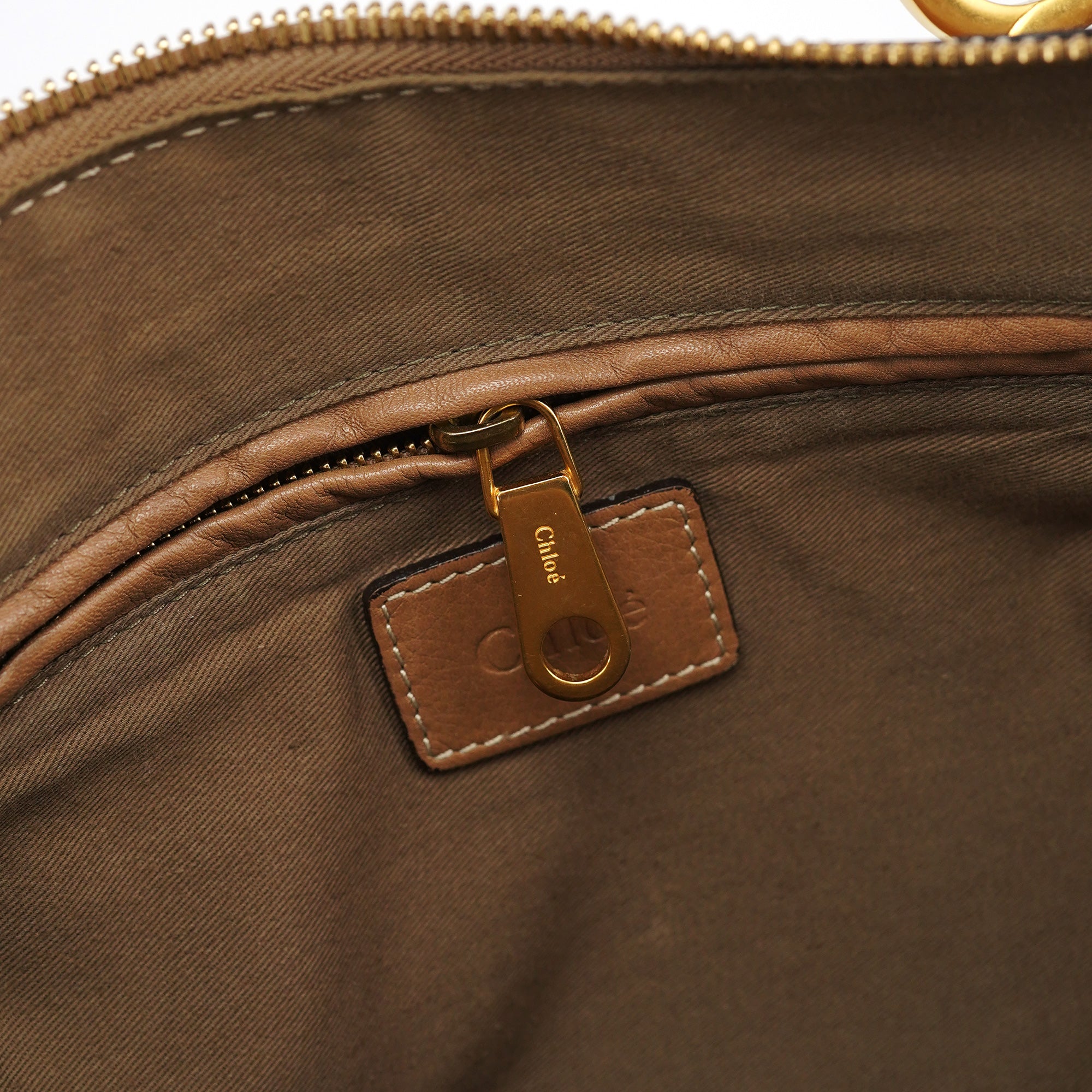 Light Brown Leather Marcie Shoulder Bag