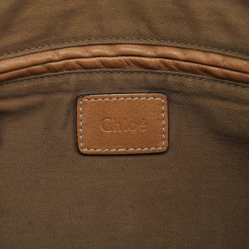 Light Brown Leather Marcie Shoulder Bag