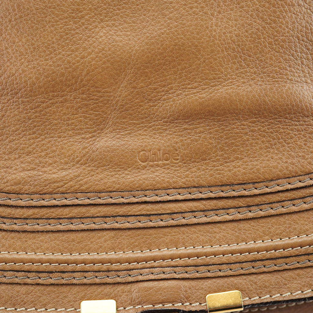 Light Brown Leather Marcie Shoulder Bag