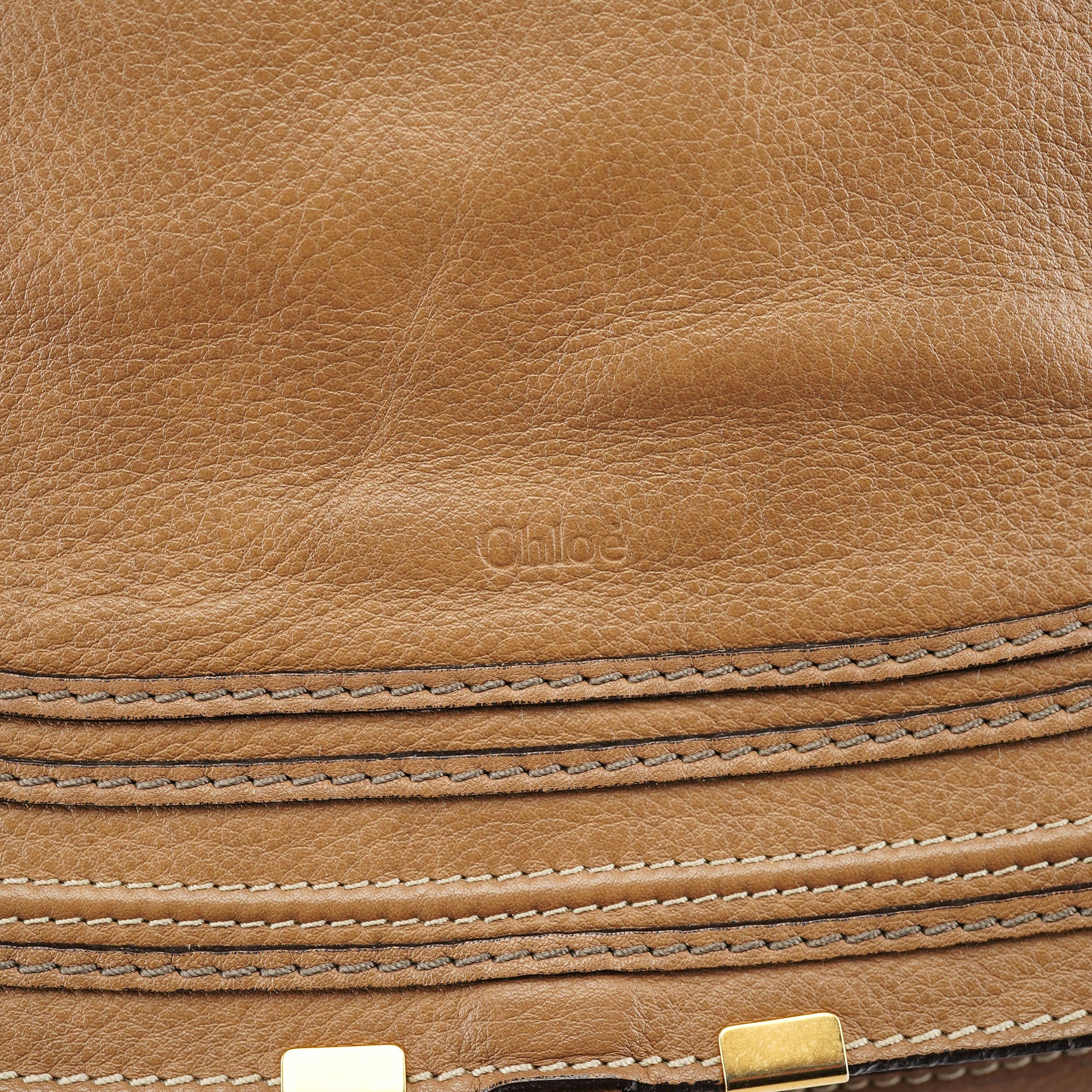 Light Brown Leather Marcie Shoulder Bag