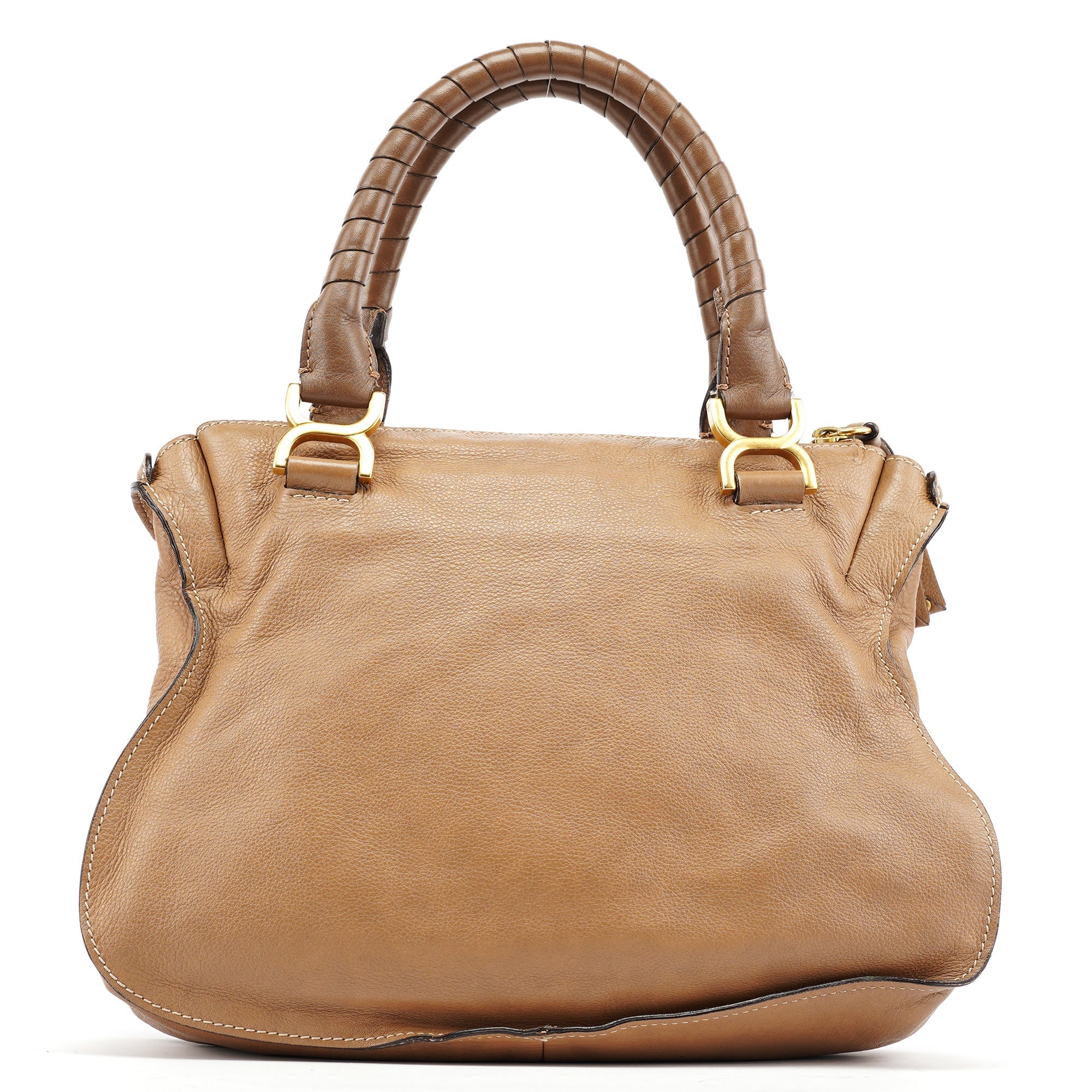 Light Brown Leather Marcie Shoulder Bag