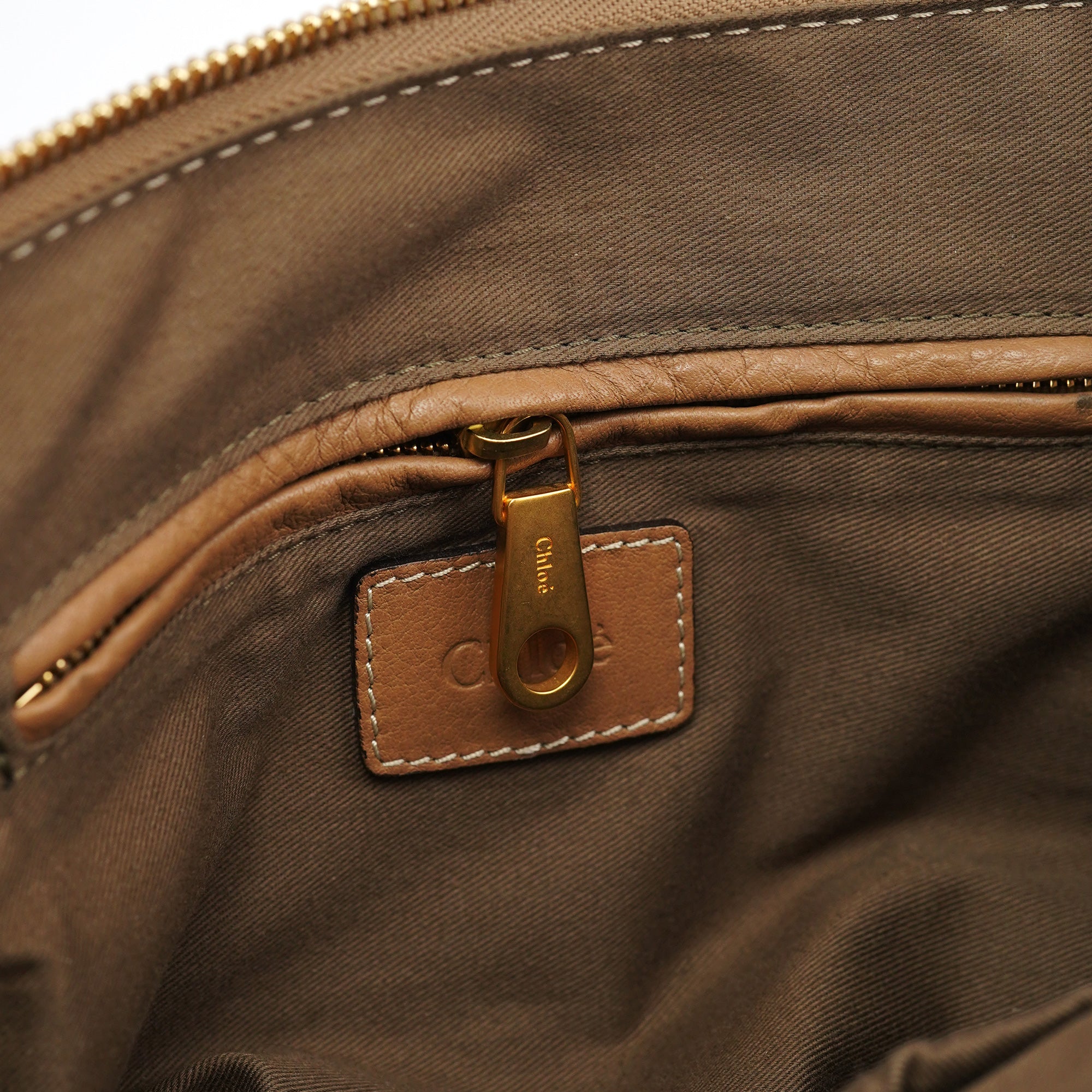 Light Brown Leather Marcie Shoulder Bag