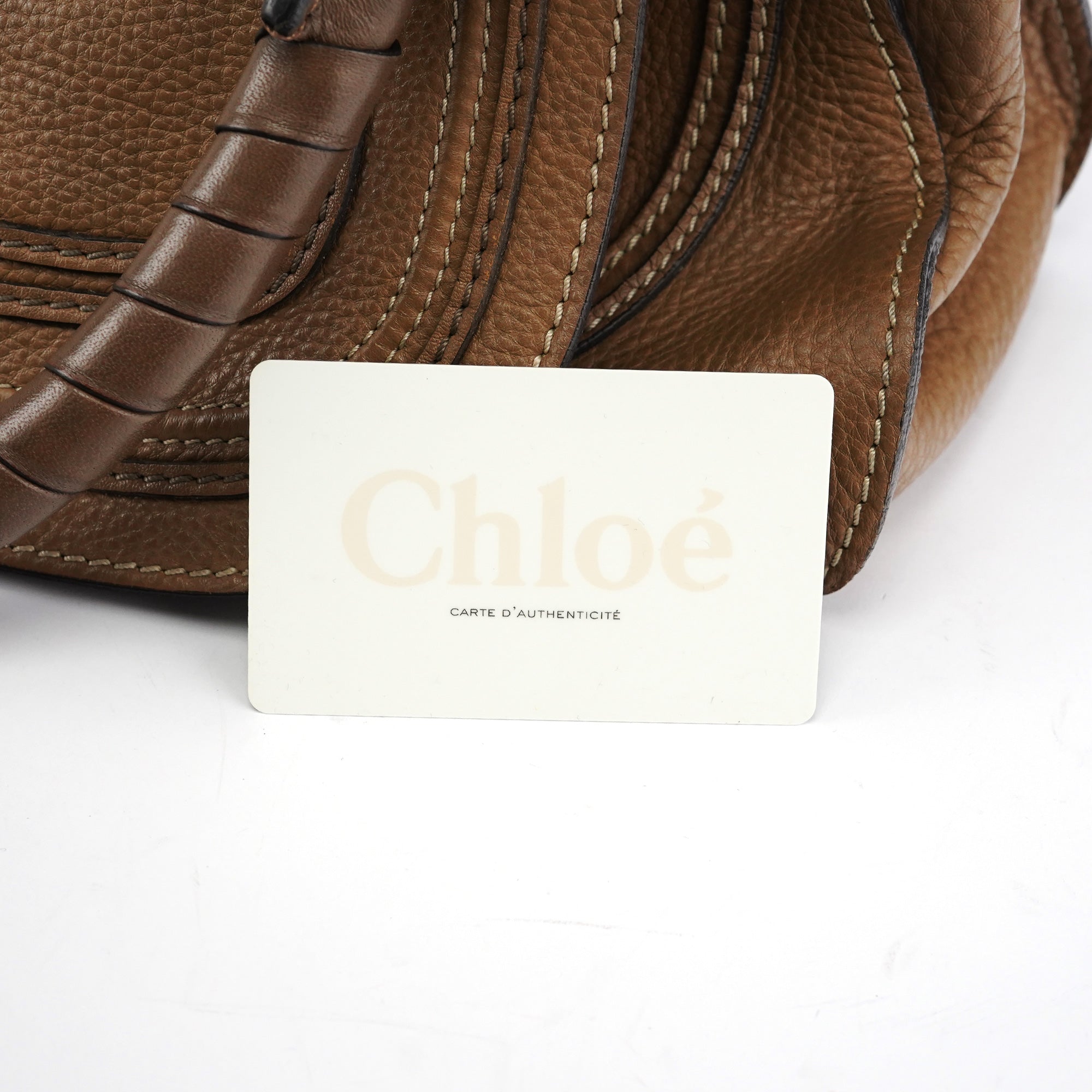Light Brown Leather Marcie Shoulder Bag