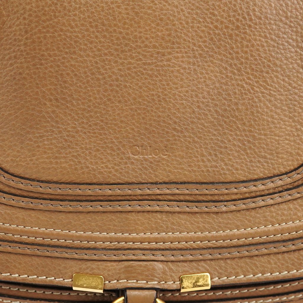 Light Brown Leather Marcie Shoulder Bag