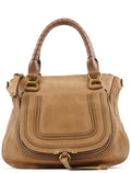 Light Brown Leather Marcie Shoulder Bag