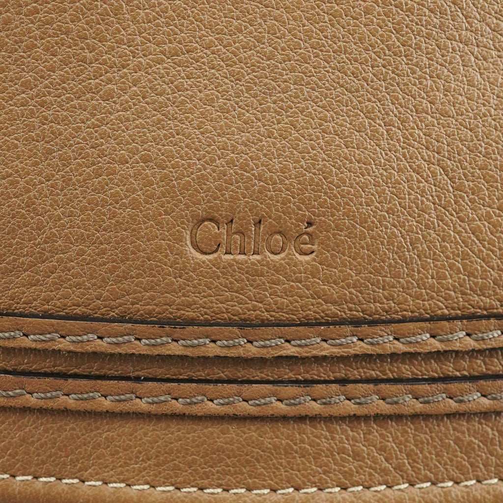 Light Brown Leather Marcie Shoulder Bag