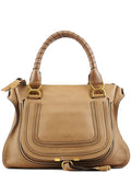 Light Brown Leather Marcie Shoulder Bag