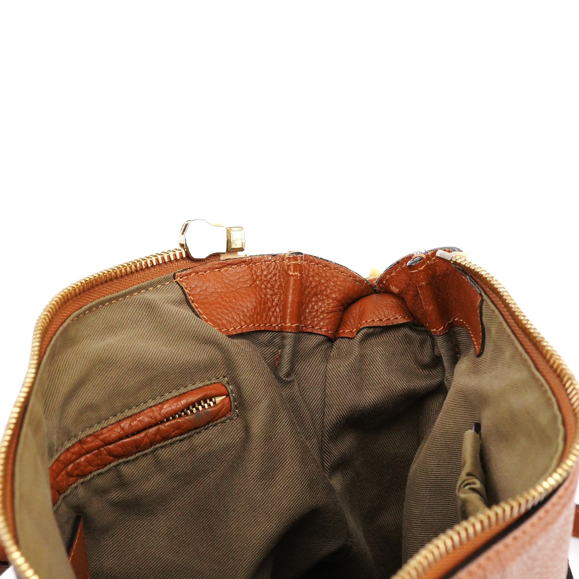 Light Brown Leather Marcie Shoulder Bag