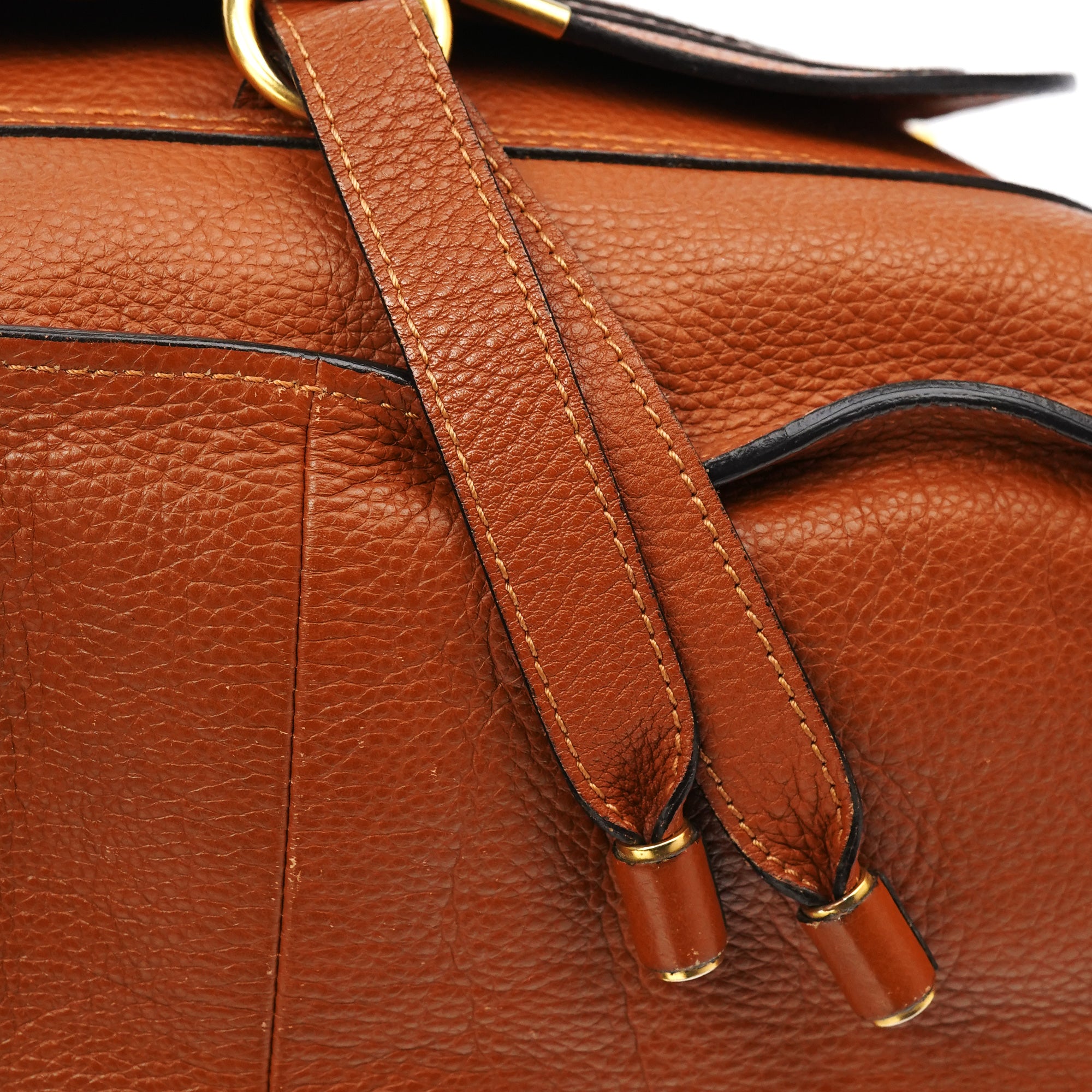 Light Brown Leather Marcie Shoulder Bag