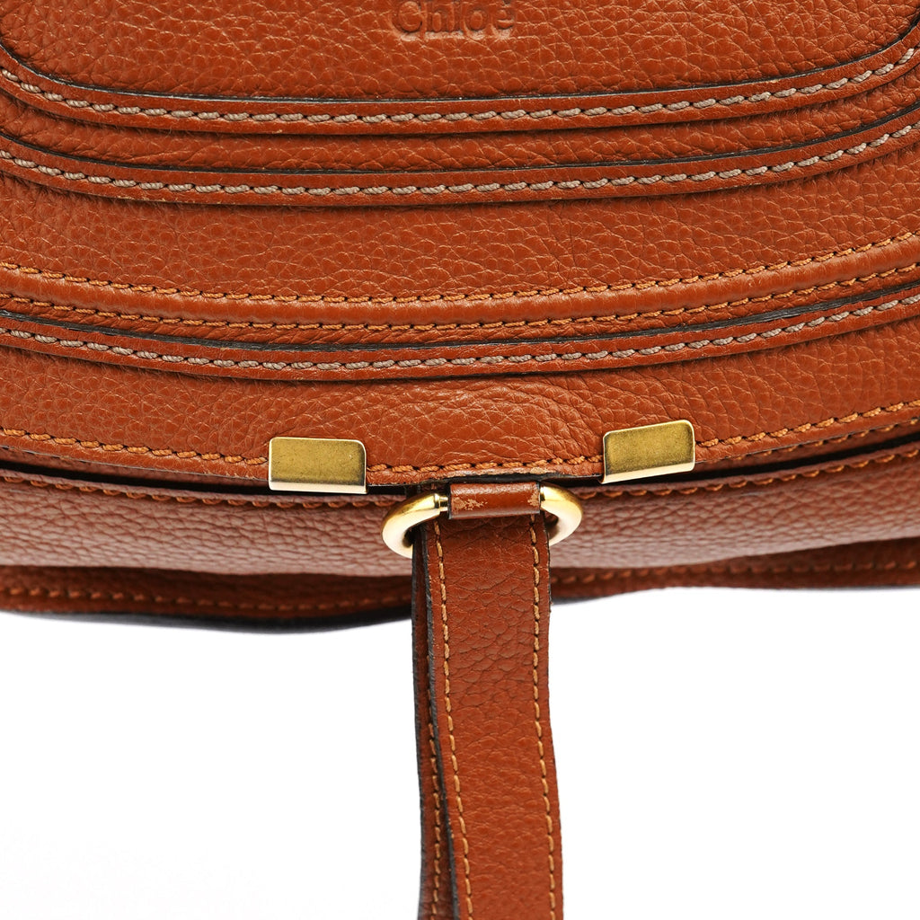 Light Brown Leather Marcie Shoulder Bag