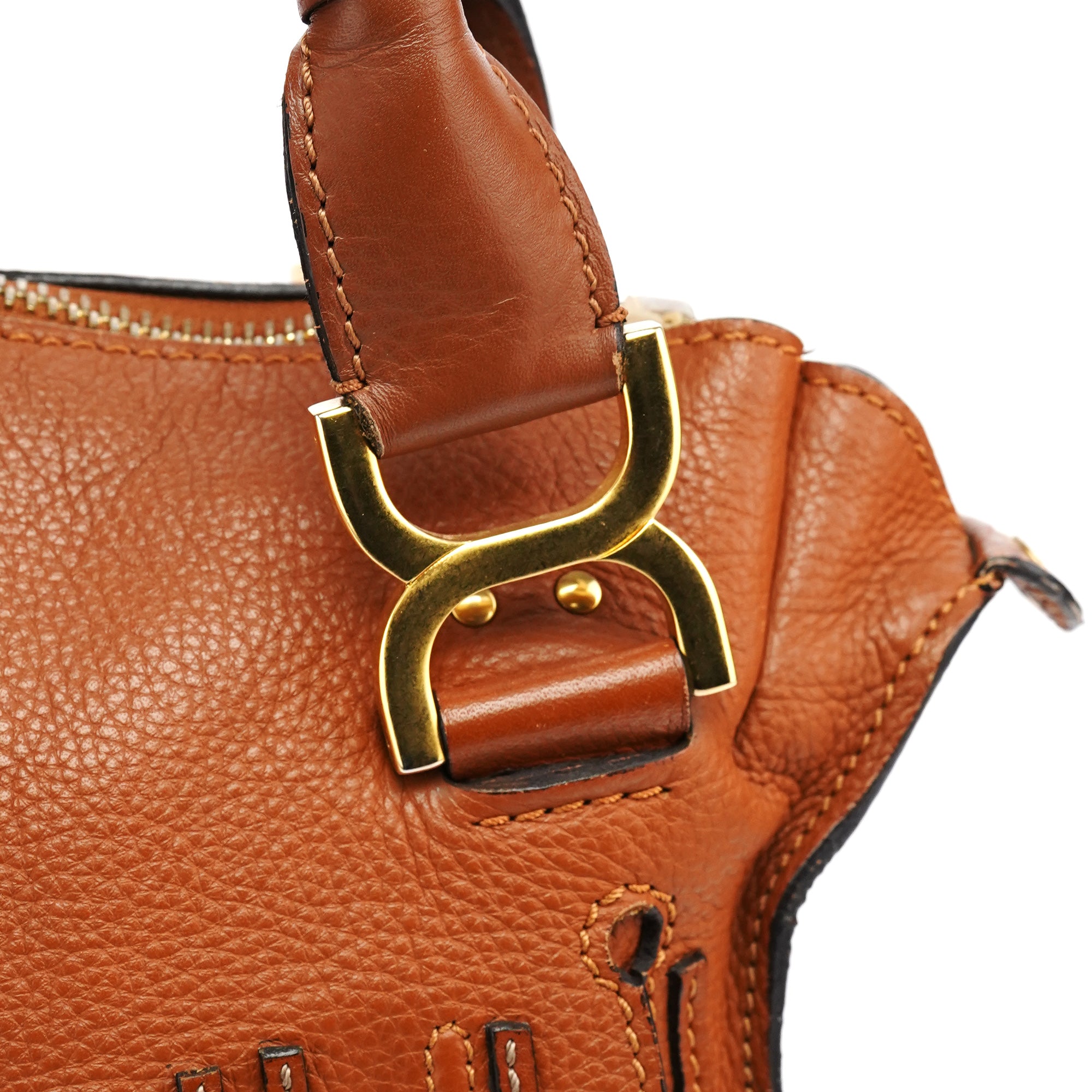 Light Brown Leather Marcie Shoulder Bag