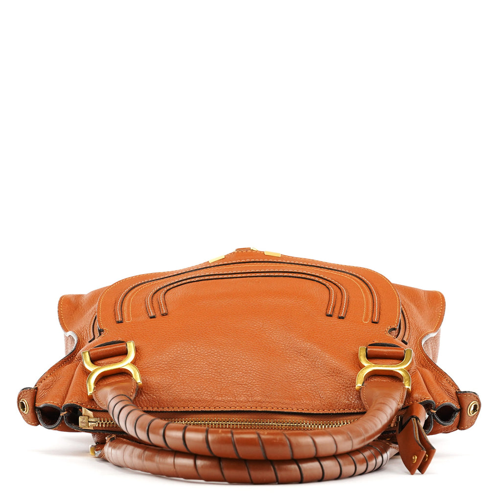 Light Brown Leather Marcie Shoulder Bag