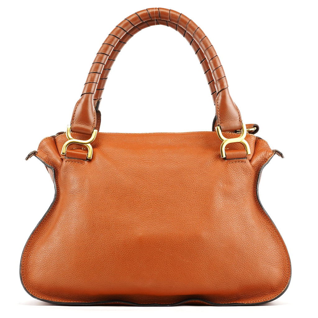 Light Brown Leather Marcie Shoulder Bag