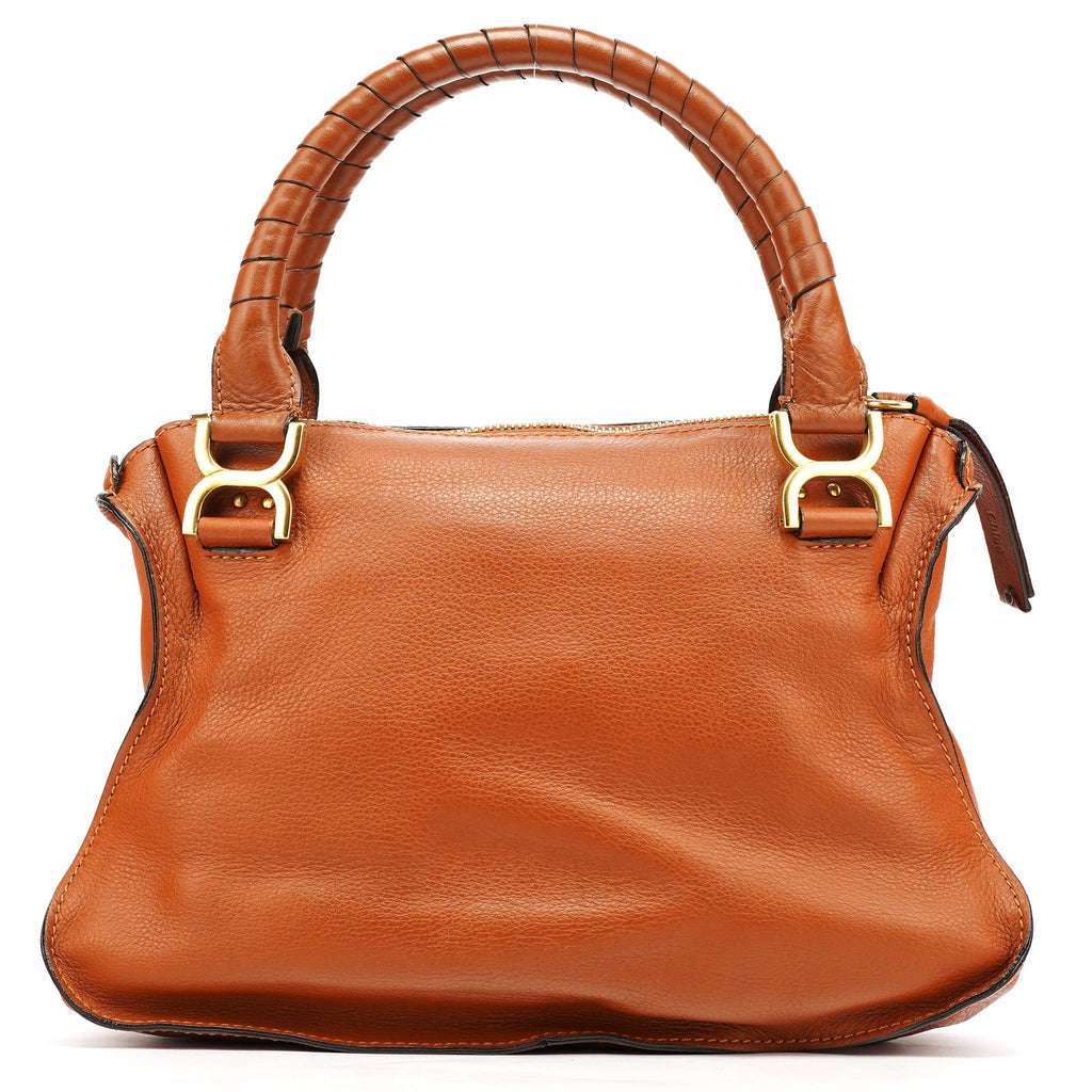 Light Brown Leather Marcie Shoulder Bag