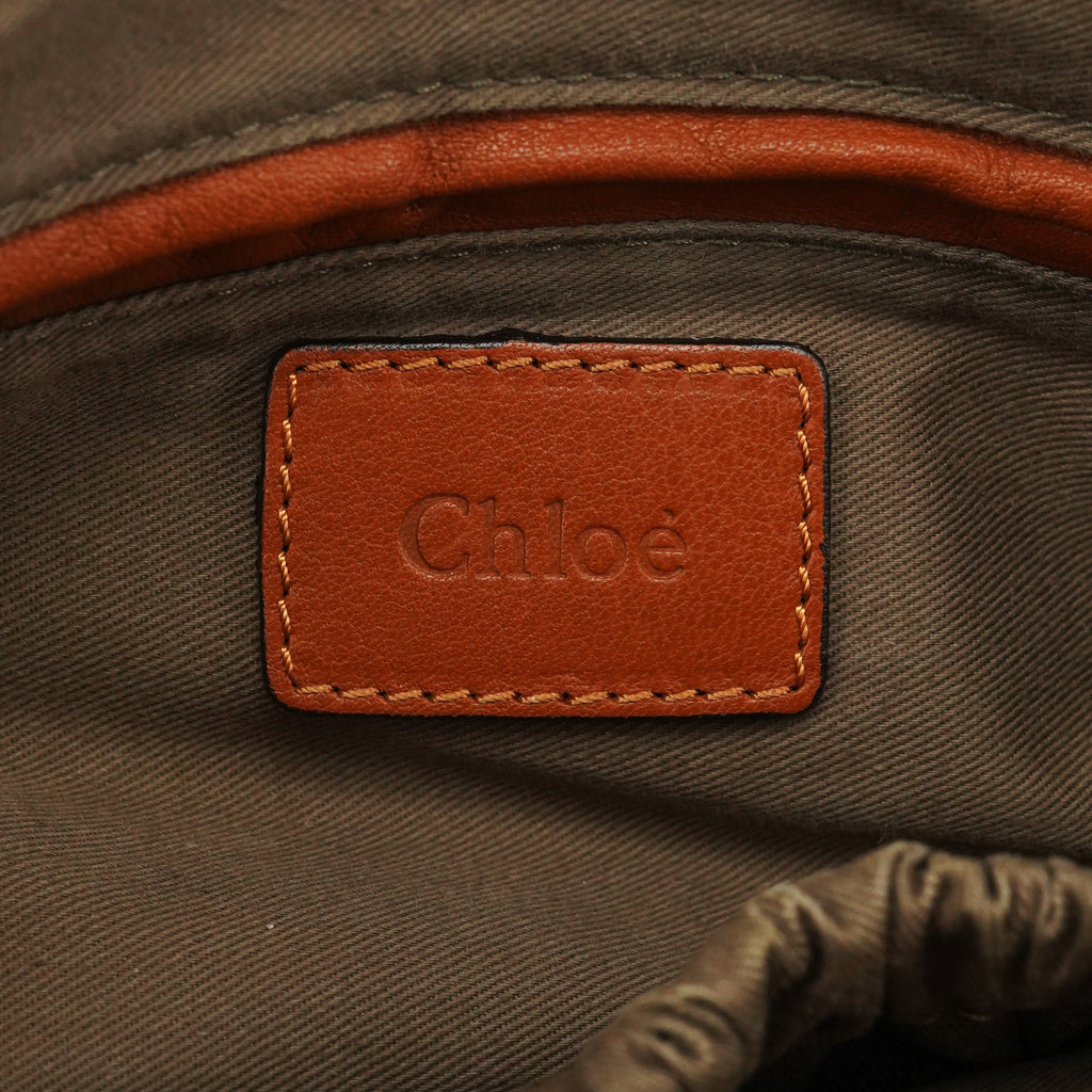 Light Brown Leather Marcie Shoulder Bag