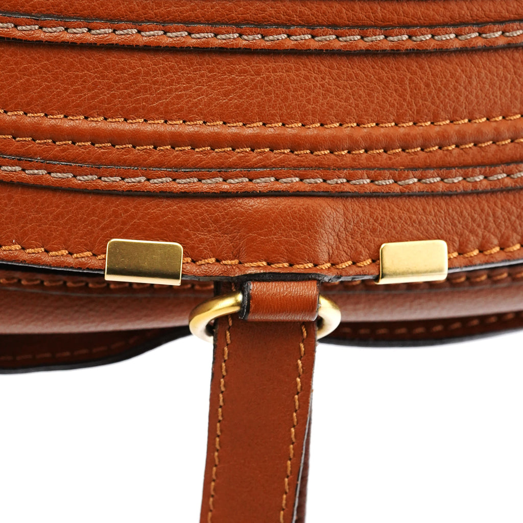 Light Brown Leather Marcie Shoulder Bag