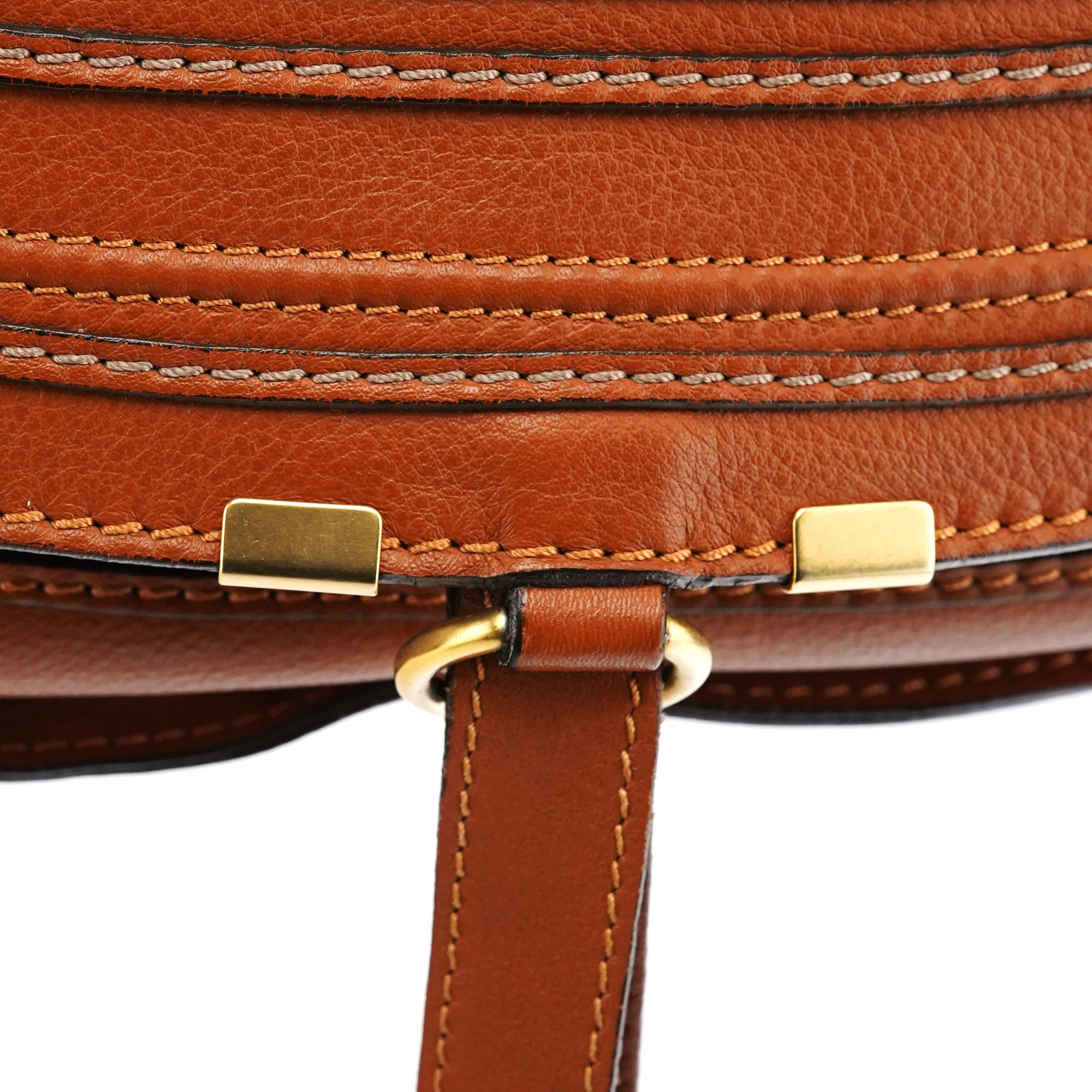 Light Brown Leather Marcie Shoulder Bag