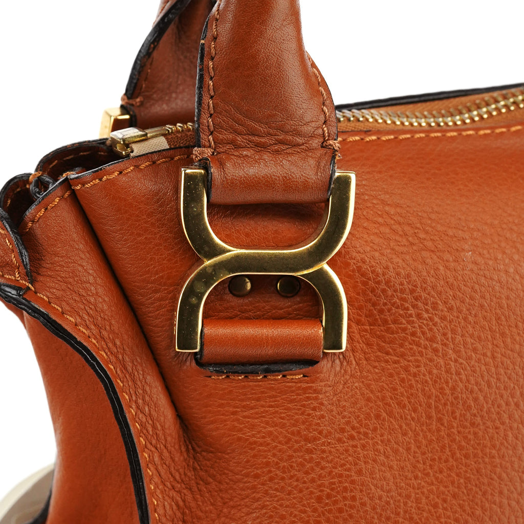 Light Brown Leather Marcie Shoulder Bag