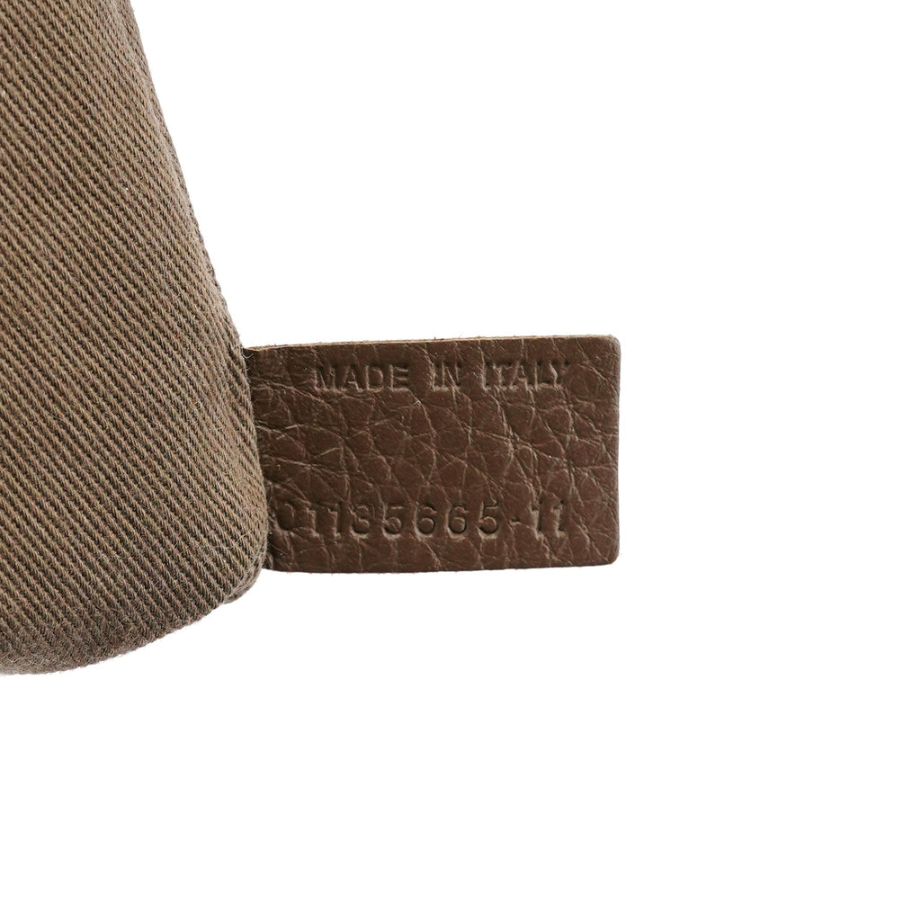 Light Brown Leather Marcie Shoulder Bag