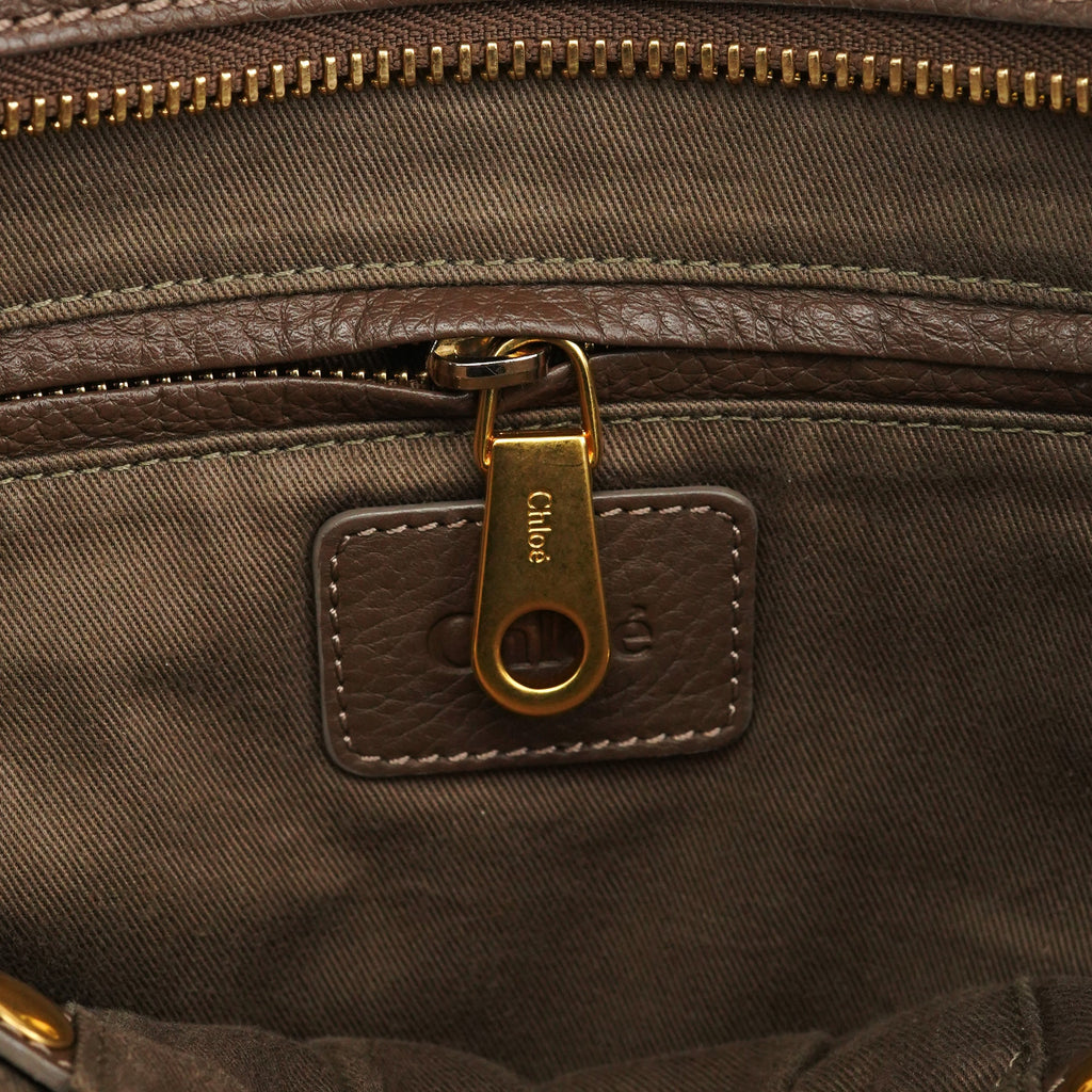 Light Brown Leather Marcie Shoulder Bag