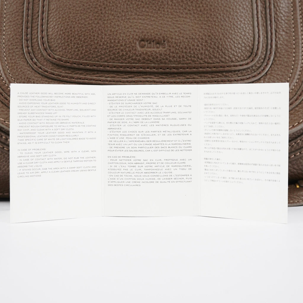 Light Brown Leather Marcie Shoulder Bag