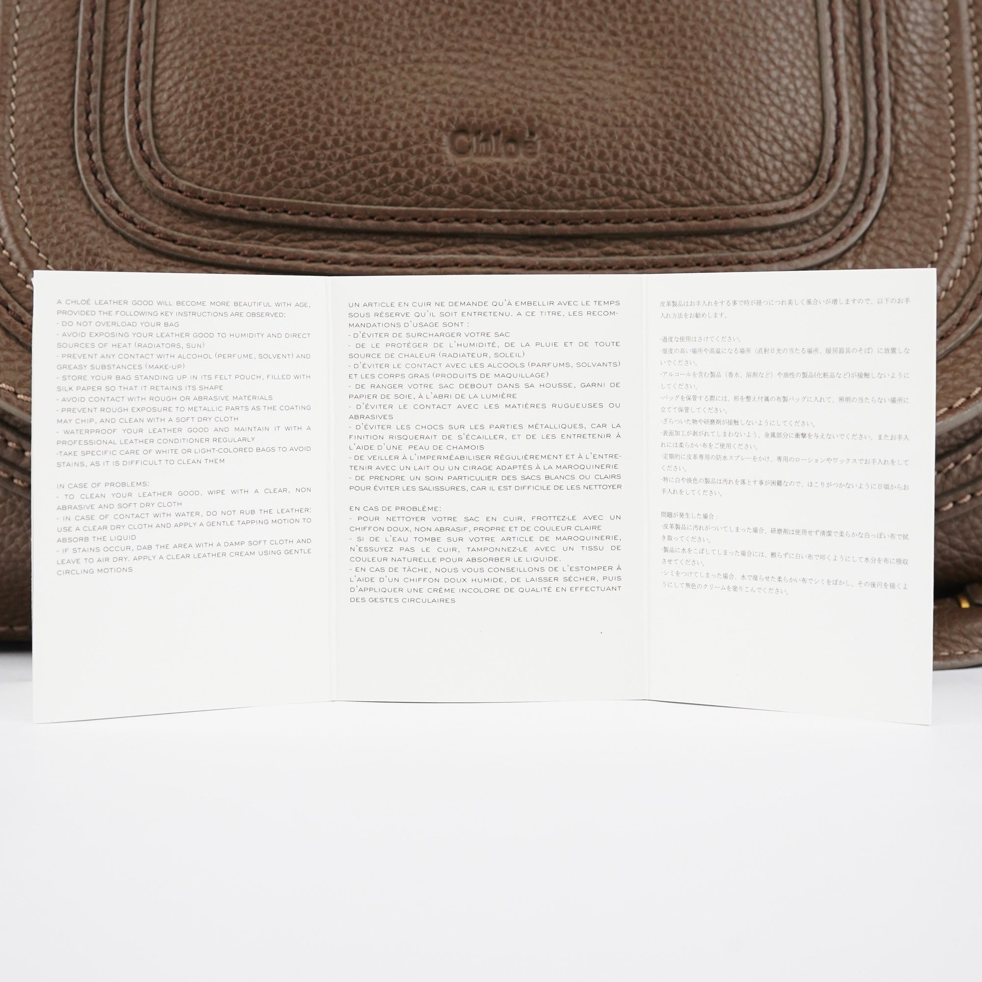 Light Brown Leather Marcie Shoulder Bag