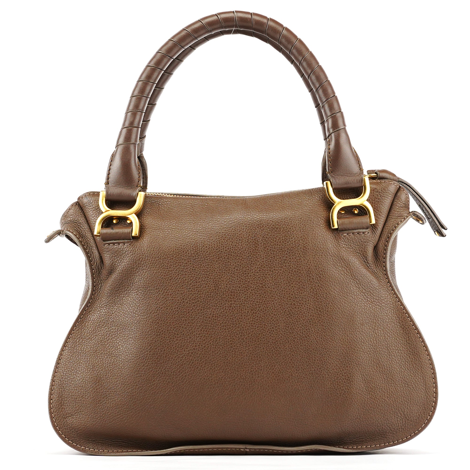 Light Brown Leather Marcie Shoulder Bag