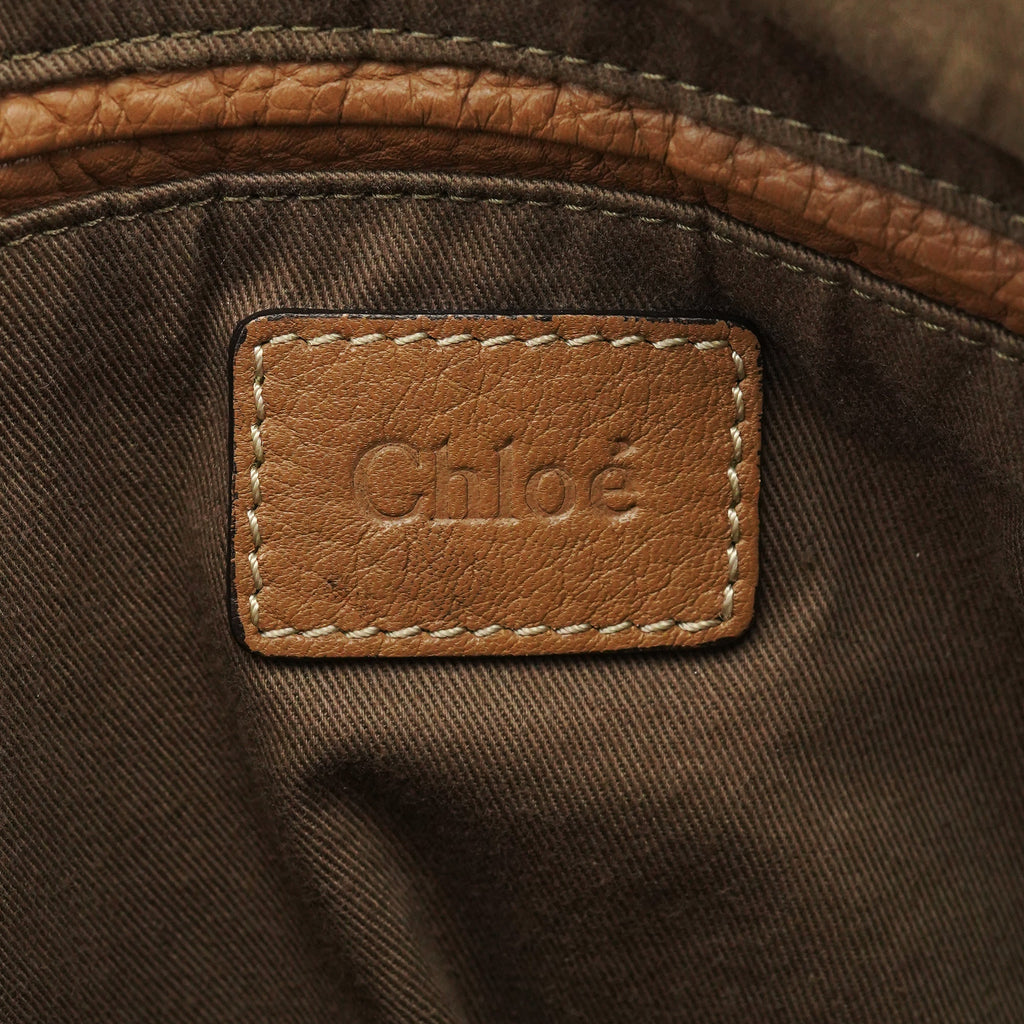 Light Brown Leather Marcie Shoulder Bag