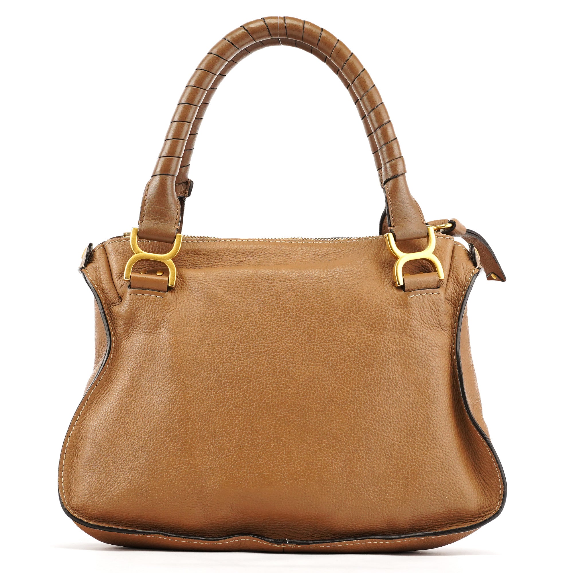 Light Brown Leather Marcie Shoulder Bag