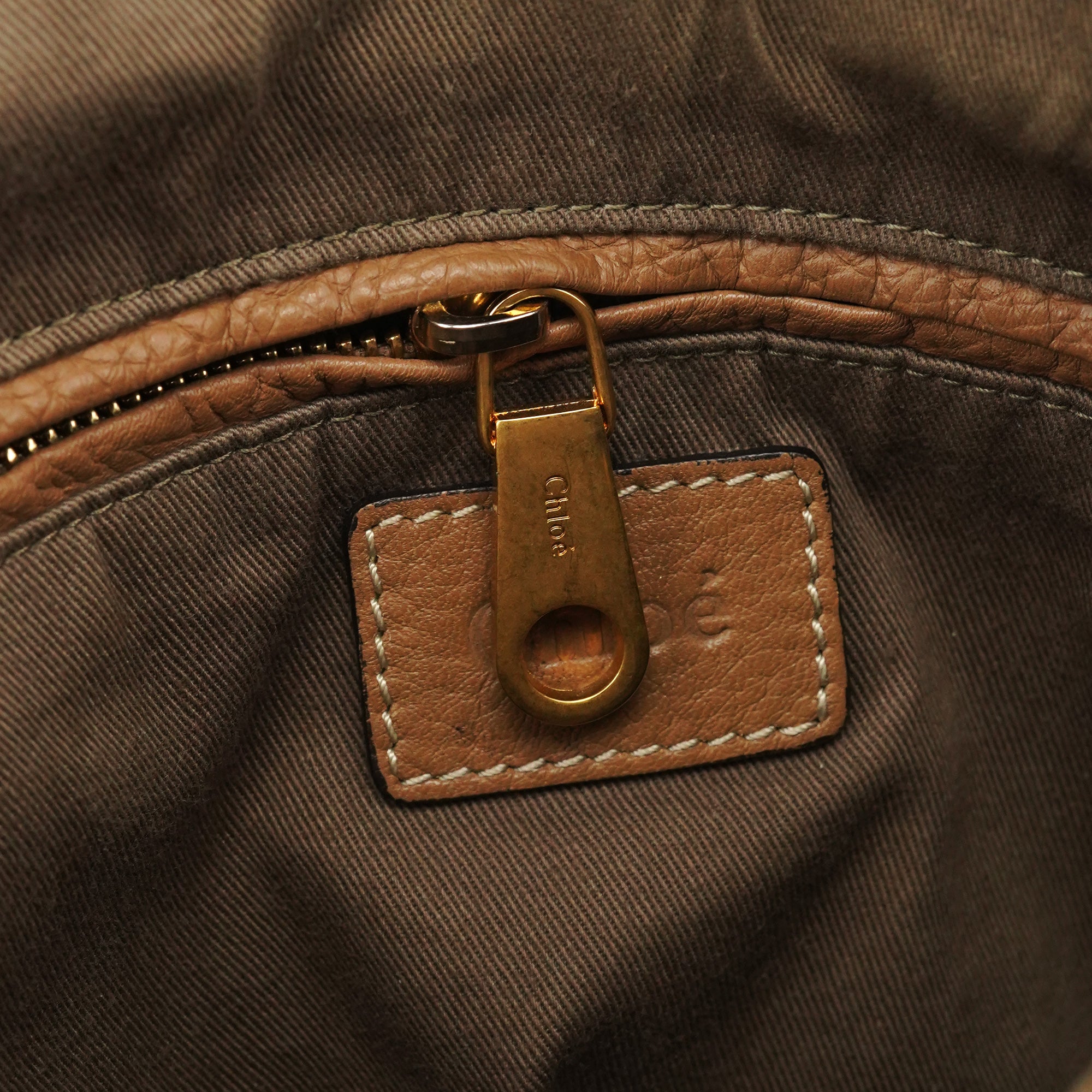 Light Brown Leather Marcie Shoulder Bag