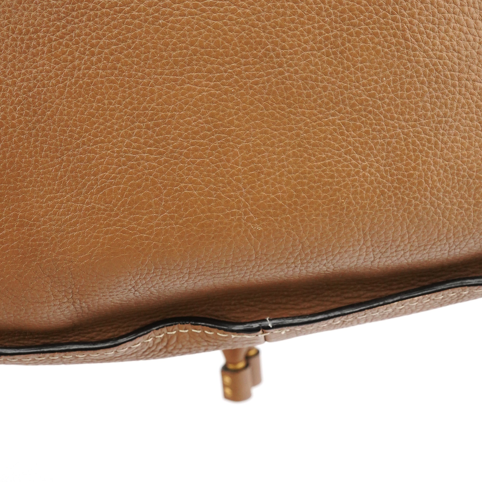 Light Brown Leather Marcie Shoulder Bag