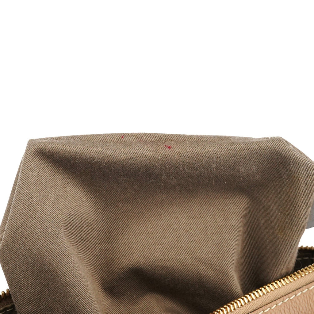 Light Brown Leather Marcie Shoulder Bag